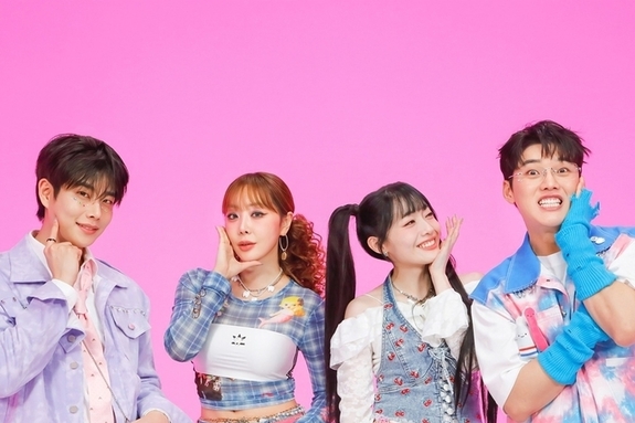 나르샤·권혁수·MJ·나현영, 혼성그룹 석션! 데뷔곡 ‘앓던니’ ‘뉴트로 EDM’ 열풍 예고 (뮤뱅 출근길)