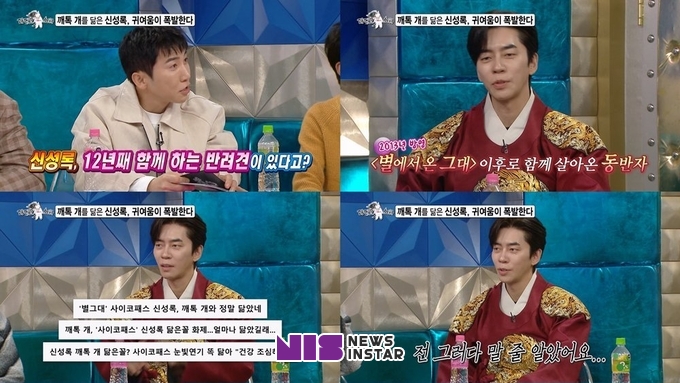 MBC ‘라디오스타’ 신성록, 한복 입은 ‘카톡개’의 귀여움 폭주! 스튜디오 웃음 초토화!